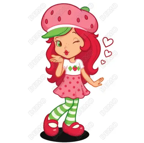 Strawberry Shortcake DTF  Iron on Transfer