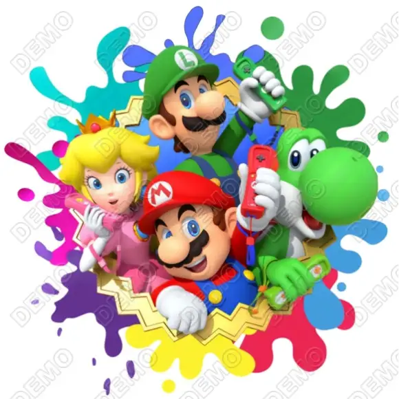 Super Mario Yoshi  DTF Iron on Transfer