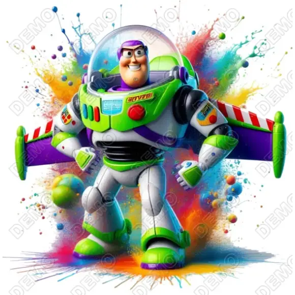 Toy Story BUZZ  DTF  Iron on Transfer