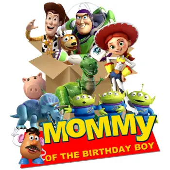 Toy Story Birthday Custom Family Member   DTF  Iron on Transfer 