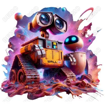 Wall - E  DTF  Shirt Iron on Transfer  
