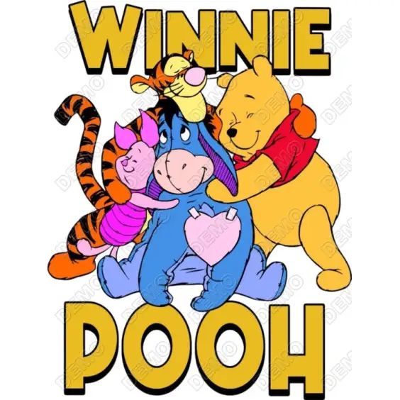 Winnie Pooh DTF Transfer