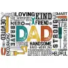 Dad Hero Father's day   DTF  Iron on Transfer