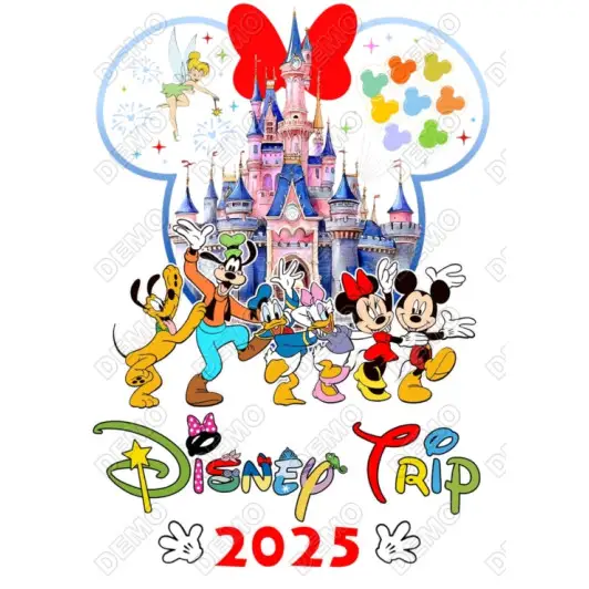 Disney Trip DTF  Iron on Transfer