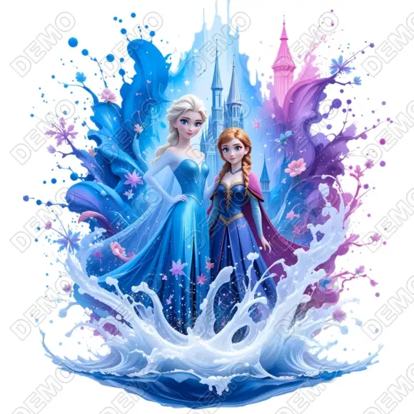 Frozen Disney DTF Iron on Transfer N10