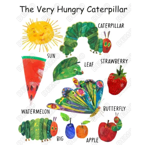 Hungry Caterpillar DTF  Iron on Transfer