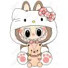 Labubu Doll DTF Iron on Transfer N3
