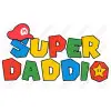 Mario Super DADDIO  DTF  Iron on Transfer 