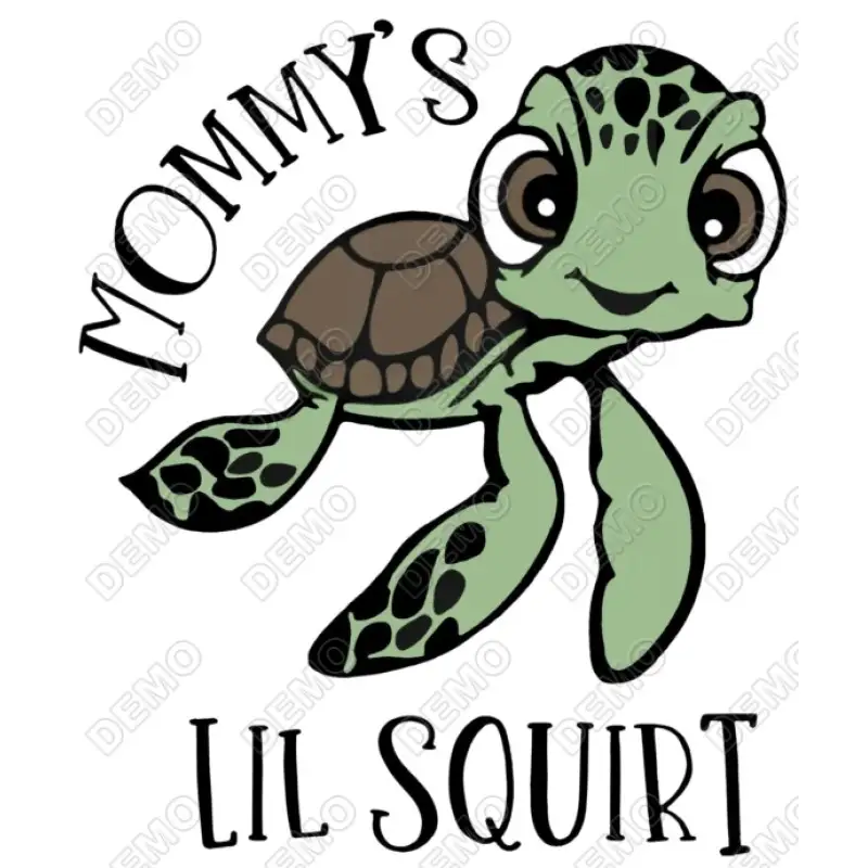 Mommy's Lil Squirt DTF Iron on Transfer Mommy's Lil Squirt DTF Iron on Transfer