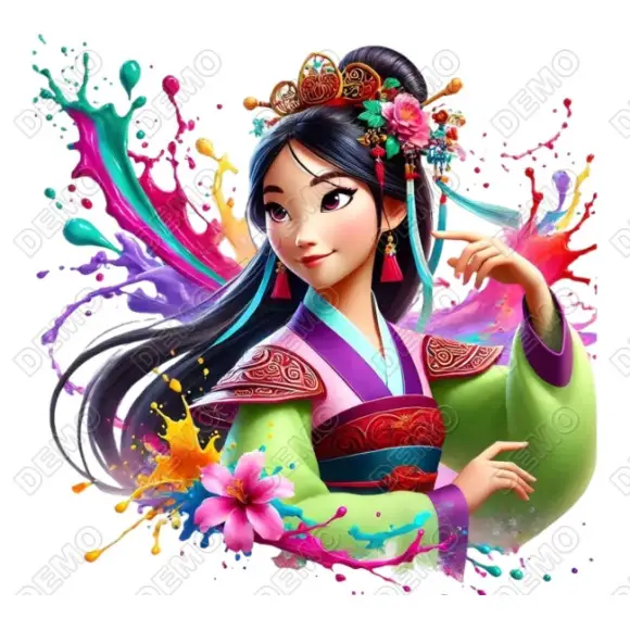 Mulan DTF  Iron on Transfer Decal