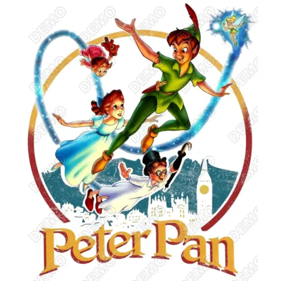 Peter Pan DTF  Shirt Iron on Transfer
