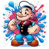 Popeye  DTF  Shirt Iron on Transfer N2