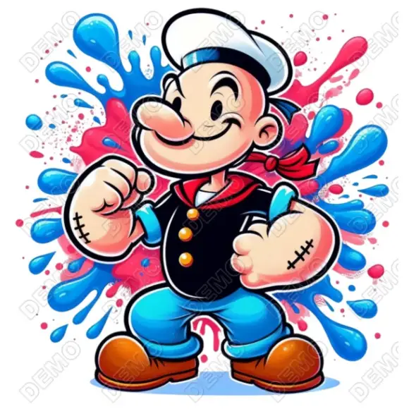 Popeye  DTF  Shirt Iron on Transfer N2