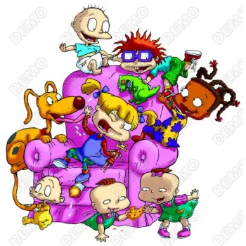 Rugrats DTF  Shirt Iron on Transfer 
