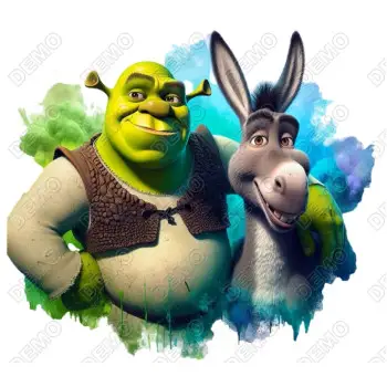 Shrek DTF  Shirt Iron on Transfer 