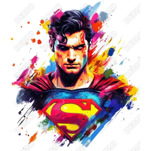 Superman DTF Shirt Iron on Transfer Superman DTF Shirt Iron on Transfer