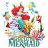  The Little Mermaid  DTF  Shirt Iron on Transfer 