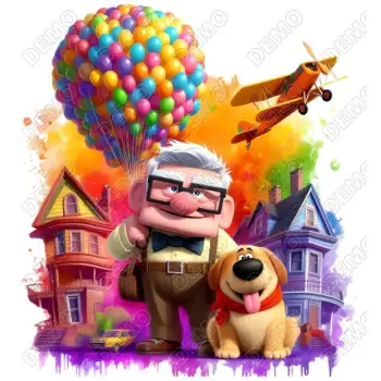 UP Movie DTF Iron on Transfer 