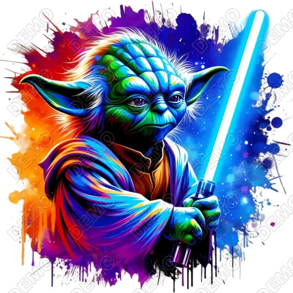 Yoda  DTF  Iron on Transfer N3