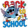 Back to School  Stitch  DTF Iron on Transfer 