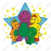 Barney stars  DTF Iron on Transfer 