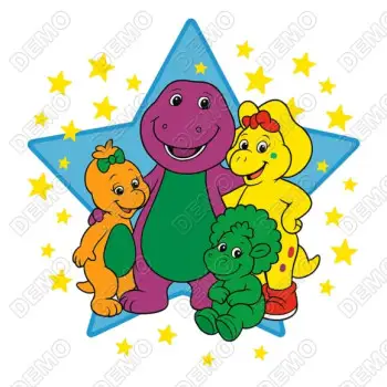 Barney stars  DTF Iron on Transfer 