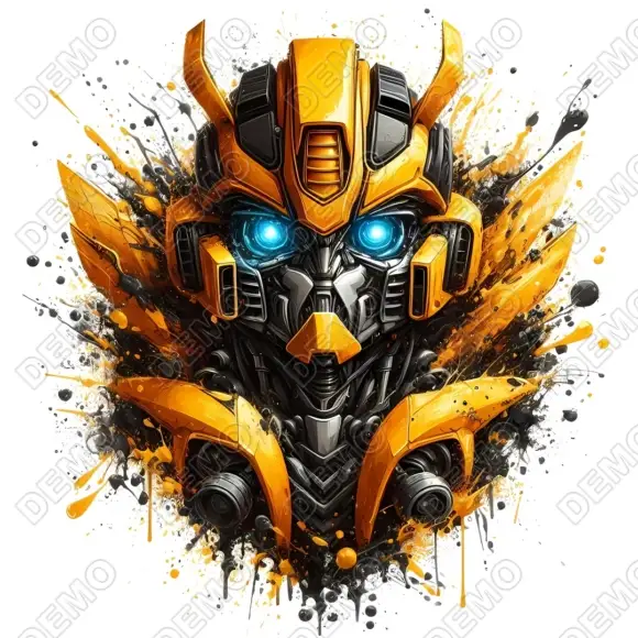 Bumblebee Transformers   DTF  Shirt Iron on Transfer N5