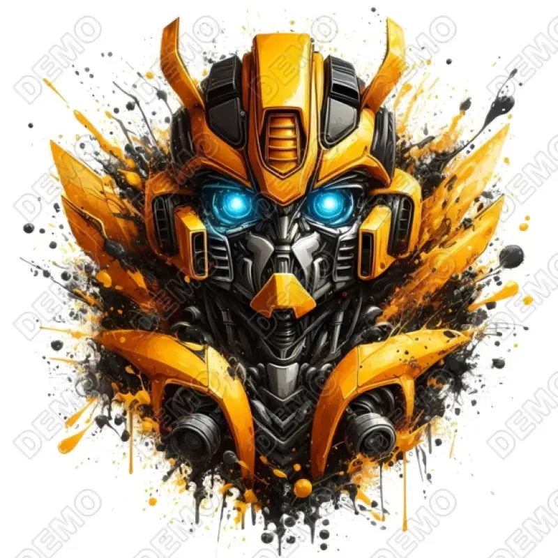 Bumblebee Transformers DTF Shirt Iron on Transfer N5 Bumblebee Transformers DTF Shirt Iron on Transfer N5