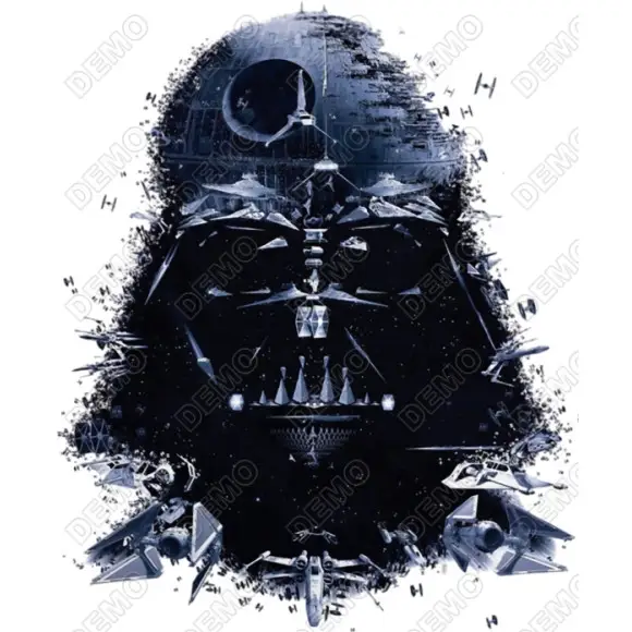 Darth Vader DTF  Shirt Iron on Transfer