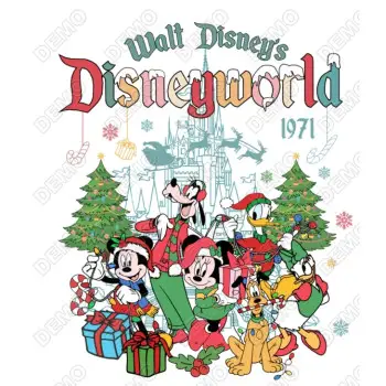 Disney World Christmas DTF Shirt Iron on Transfer 