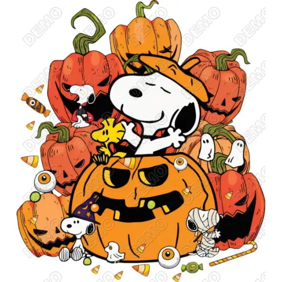 Great Pumpkin Peanuts  DTF Iron on Transfer