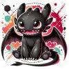 How to Train  Your  Dragon  DTF  Shirt Iron on Transfer N7