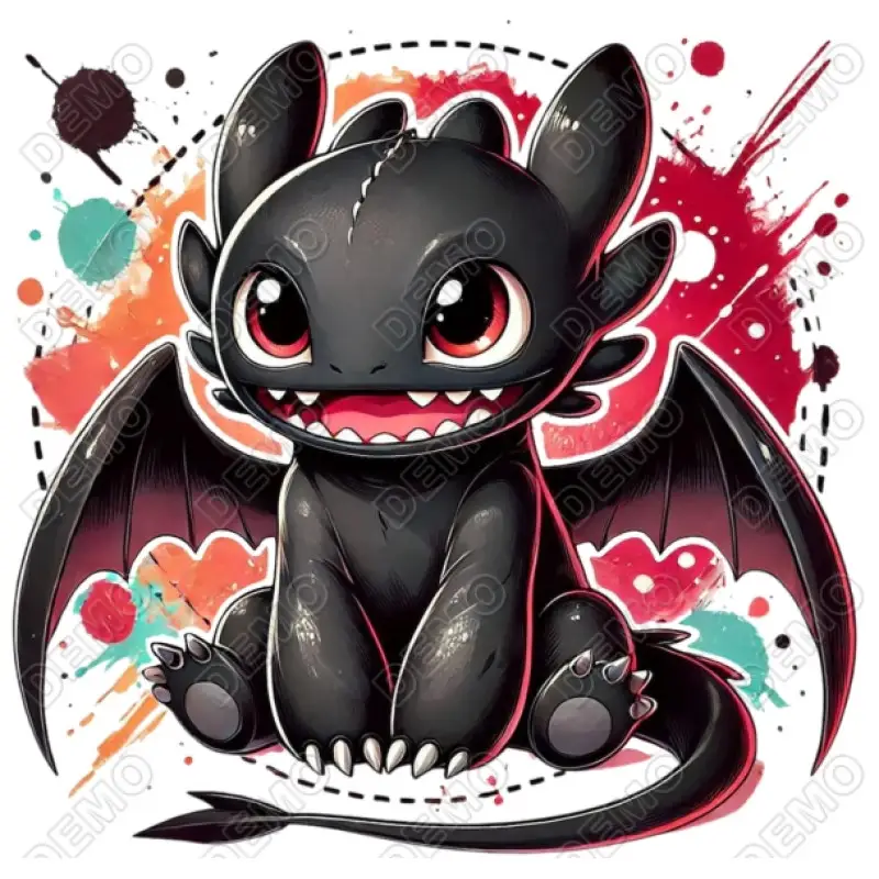 How to Train Your Dragon DTF Shirt Iron on Transfer N7 How to Train Your Dragon DTF Shirt Iron on Transfer N7