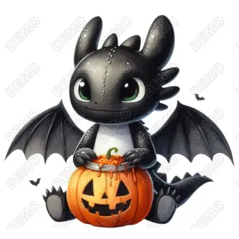 How to Train  Your  Dragon  Halloween DTF  Shirt Iron on Transfer