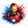 Iron Man  DTF  Iron on Transfer N76