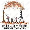 It's The Most Wonderful Time of the Year  Skellington  DTF  Iron on Transfer 