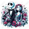 Jack Skellington and Sally  DTF Iron on Transfer N23