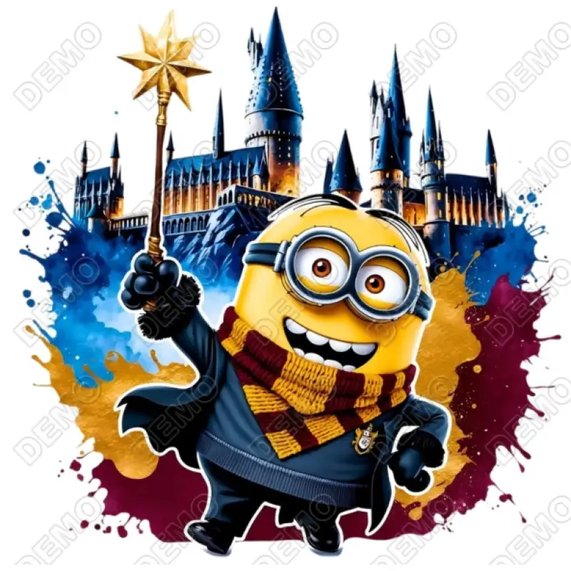 Minion Harry Potter DTF Iron on Transfer Minion Harry Potter DTF Iron on Transfer