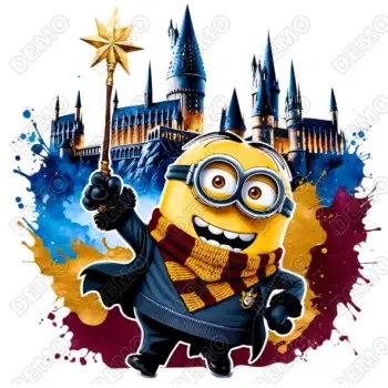 Minion Harry Potter DTF Iron on Transfer 