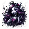Monster Girl Elissabat DTF  Shirt Iron on Transfer 