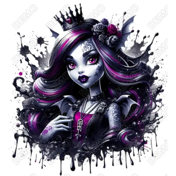 Monster Girl Elissabat DTF  Shirt Iron on Transfer