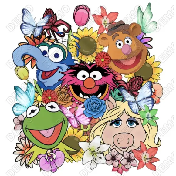 Muppets DTF Iron on Transfer N8 Muppets DTF Iron on Transfer N8