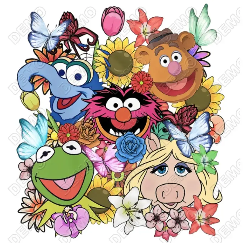 Muppets DTF Iron on Transfer N8 Muppets DTF Iron on Transfer N8