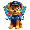 Paw  Patrol Chase DTF Shirt Iron on Transfer  