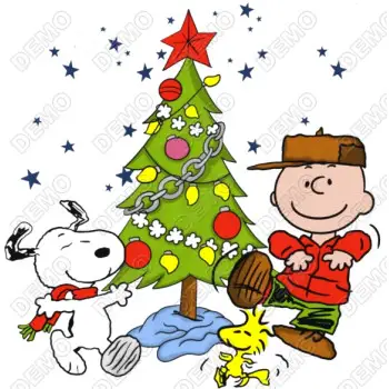Peanuts, Snoopy, Charlie Brown  Christmas DTF  Shirt Iron on Transfer 
