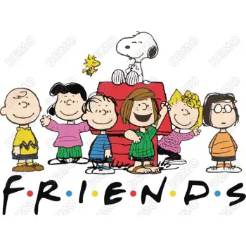 Peanuts Snoopy Friends  DTF Iron on Transfer 