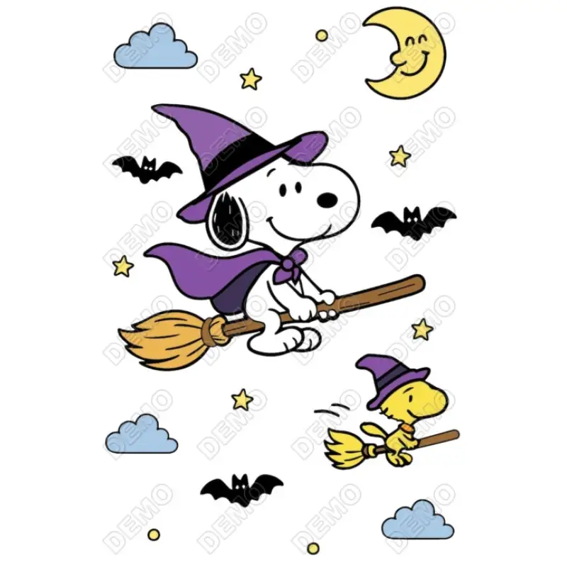 Peanuts Snoopy  Halloween DTF Iron on Transfer N5