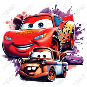 Pixar Cars Disney DTF Iron on Transfer N10