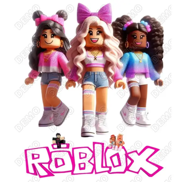 Roblox  DTF Heat Iron on Transfer N8