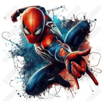 Spider Man  DTF Iron on Transfer N34